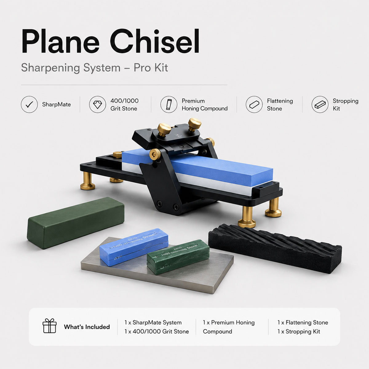 UNIROX H1 Premium Honing Guide for Chisels and Planes