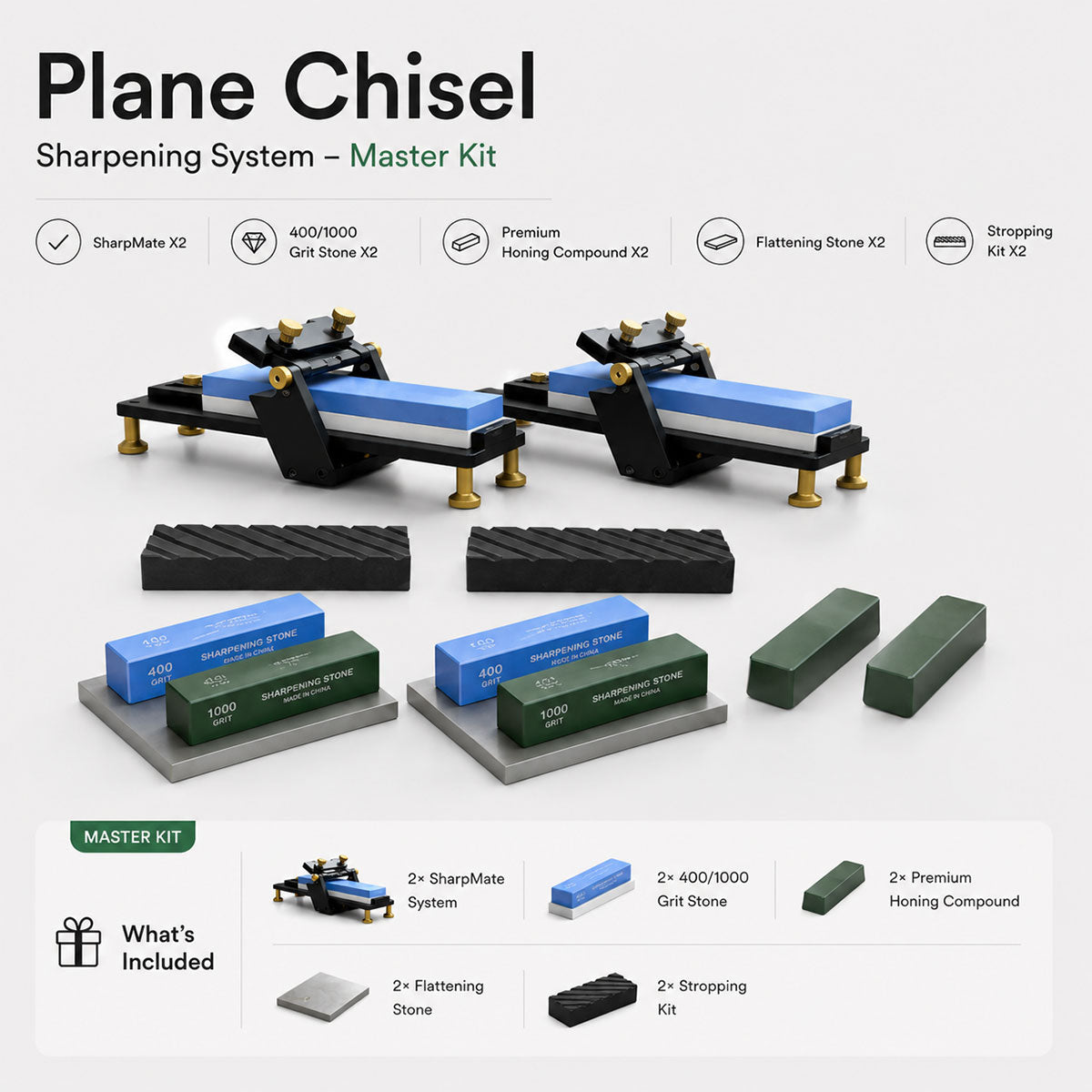 UNIROX H1 Premium Honing Guide for Chisels and Planes