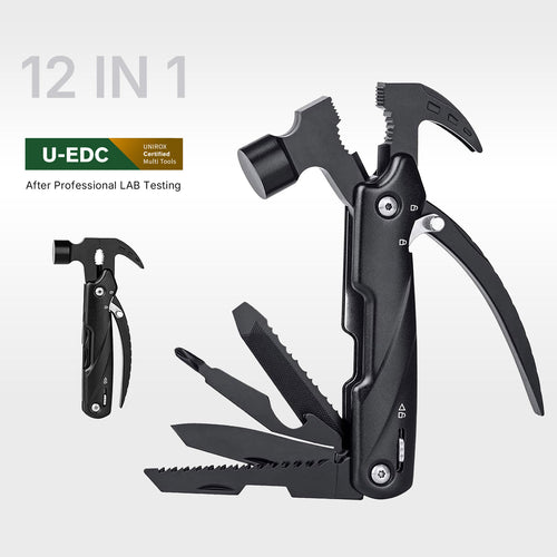 UNIROX 12-in-1 Multitool Hammer – Kompaktes EDC Survival-Tool