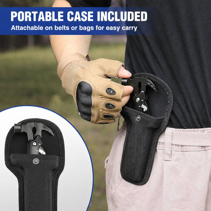 UNIROX 12-in-1 Multitool Hammer – Kompaktes EDC Survival-Tool