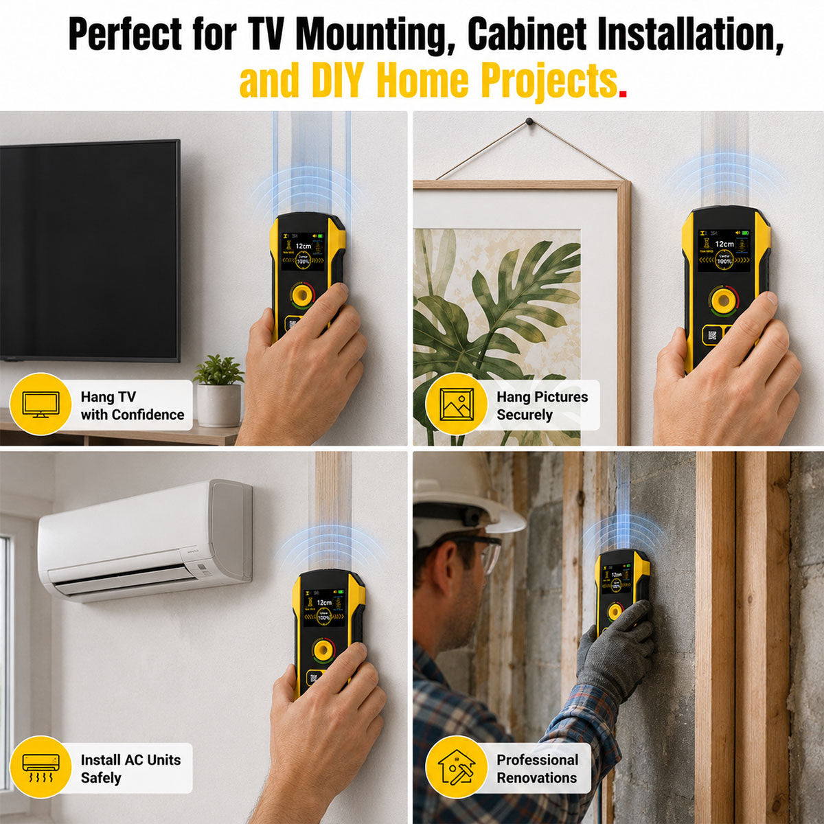 UNIROX Multifunctional Wall Detector